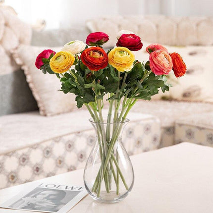 Chic Silk Peony Flower Set: 5 Stunning Artificial Bouquets for Any Celebration - Très Elite