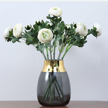 Chic Silk Peony Flower Set: 5 Stunning Artificial Bouquets for Any Celebration - Très Elite