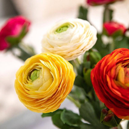 Chic Silk Peony Flower Set: 5 Stunning Artificial Bouquets for Any Celebration - Très Elite