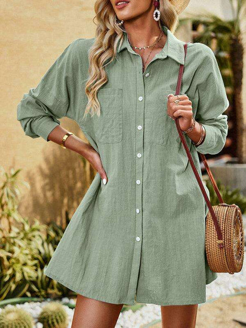 Chic Solid Color Blouse - Effortless Elegance for Any Occasion