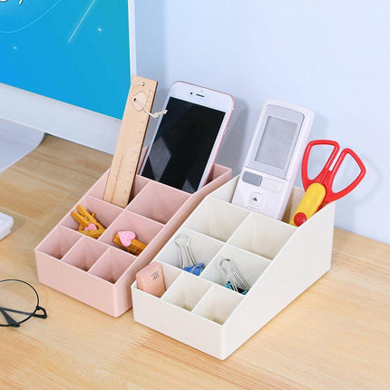 Chic Solid Color Makeup and Jewelry Organizer - Sleek Compact Storage Solution for Desktop and Vanity - Très Elite