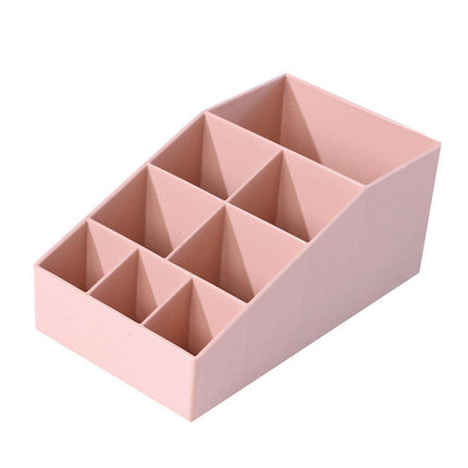 Chic Solid Color Makeup and Jewelry Organizer - Sleek Compact Storage Solution for Desktop and Vanity - Très Elite