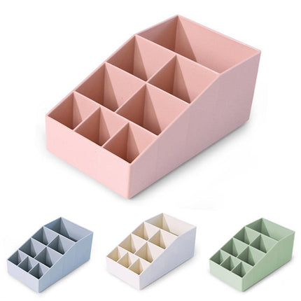 Chic Solid Color Makeup and Jewelry Organizer - Sleek Compact Storage Solution for Desktop and Vanity - Très Elite