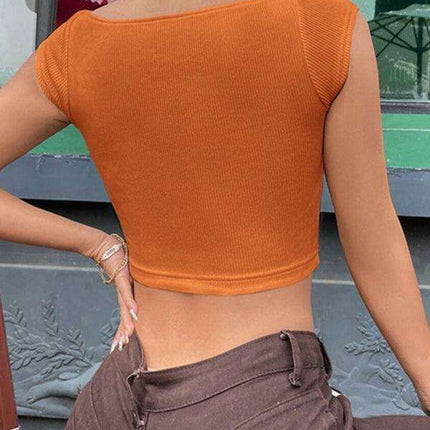 Chic Sweetheart Sleeveless Crop Top - Effortless Elegance - Très Elite