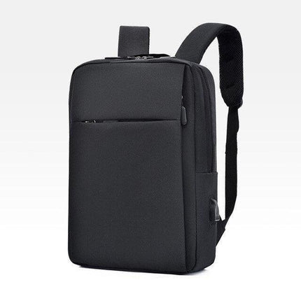 Chic Urban Laptop Backpack with USB Charging Port - Trendy Polyester Bag for Commuting and Travel - Très Elite