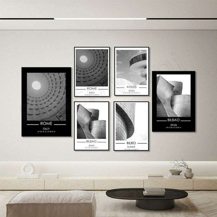 Chic Urban Minimalist Typography Wall Art - Elegant Decor Piece - Très Elite