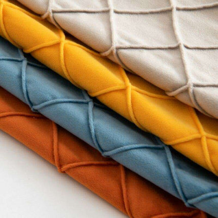 Chic Velvet Bohemian Pillow Covers with Fun Pompom Details