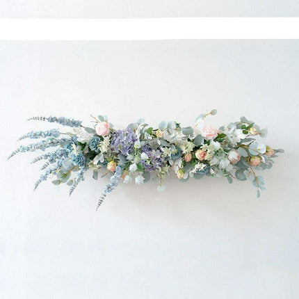 Chic Vintage Silk Floral Garland for Elegant Weddings and Photography Settings