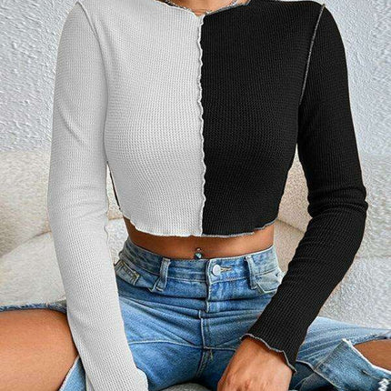 Chic Waffle Pattern Women's Loungewear Set