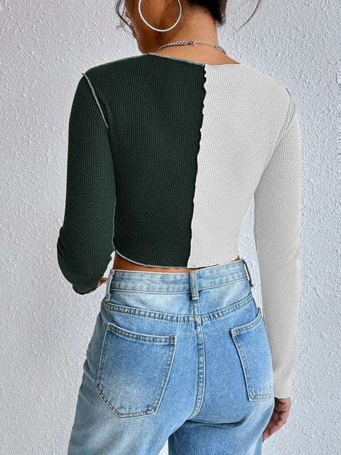 Chic Waffle Pattern Women's Loungewear Set