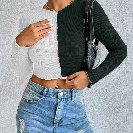 Chic Waffle Pattern Women's Loungewear Set