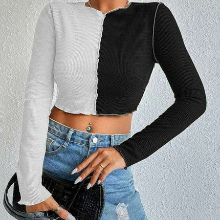 Chic Waffle Pattern Women's Loungewear Set