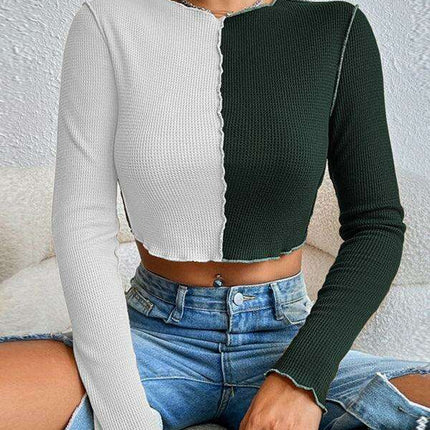 Chic Waffle Pattern Women's Loungewear Set