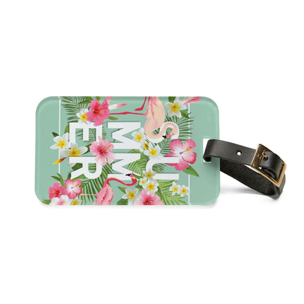 Chic Wanderlust Acrylic Luggage Tag Collection - Customizable Travel Accessory - Très Elite