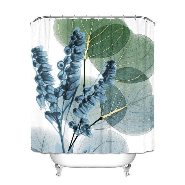 Chic Water-Resistant Polyester Shower Curtain for Modern Bathrooms - Très Elite
