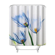 Chic Water-Resistant Polyester Shower Curtain for Modern Bathrooms - Très Elite