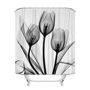 Chic Water-Resistant Polyester Shower Curtain for Modern Bathrooms - Très Elite