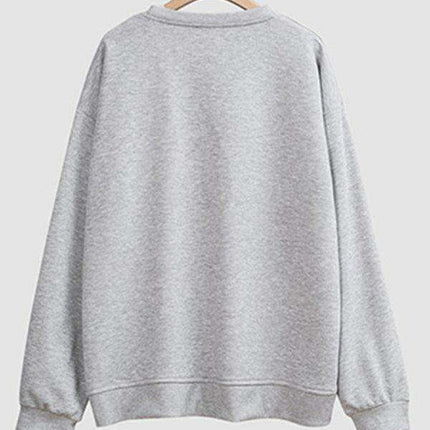 Chic Women's Comfy Printed Sweatshirt for Everyday Style