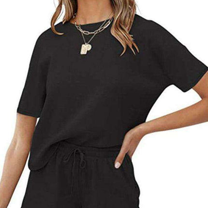 Chic Women's Waffle Lounge Set: Elevate Your Casual Style - Très Elite