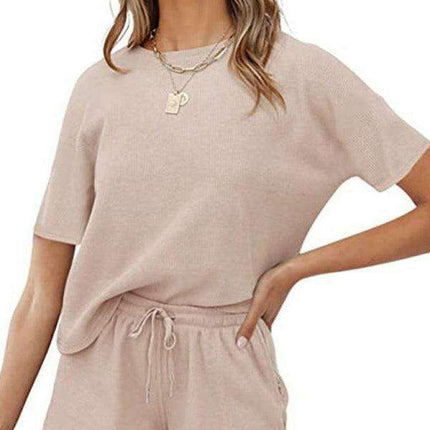 Chic Women's Waffle Lounge Set: Elevate Your Casual Style - Très Elite