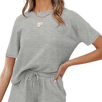 Chic Women's Waffle Lounge Set: Elevate Your Casual Style - Très Elite