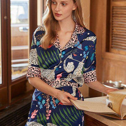 Chic and Comfortable: Women's Stylish Printed Shirt and Shorts Set