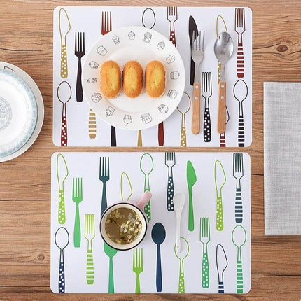 Child-Safe PVC Dining Placemats - Set of 2 or 4, 40*28cm