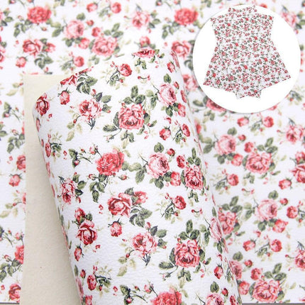 Christmas Blossom Synthetic Leather Craft Sheets - Craft Your Holiday Magic! - Très Elite