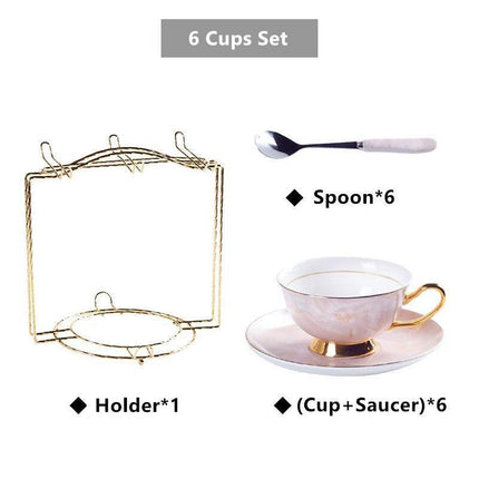 Chrysanthemum Grace: Artisan Bone China Tea Set for Elegant Gatherings - Très Elite