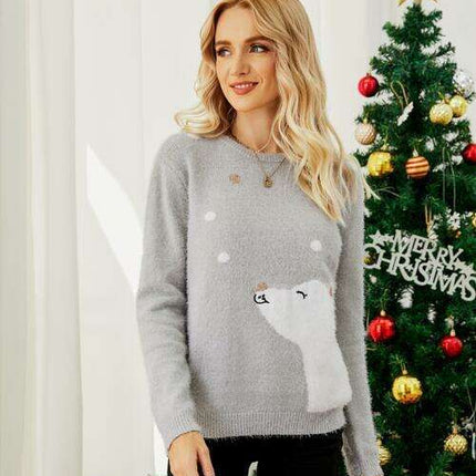 Classic Comfort Round Neck Knit Sweater - Très Elite