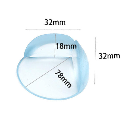 Clear L-Shaped Corner Guards for Child Safety - Single Unit - Très Elite