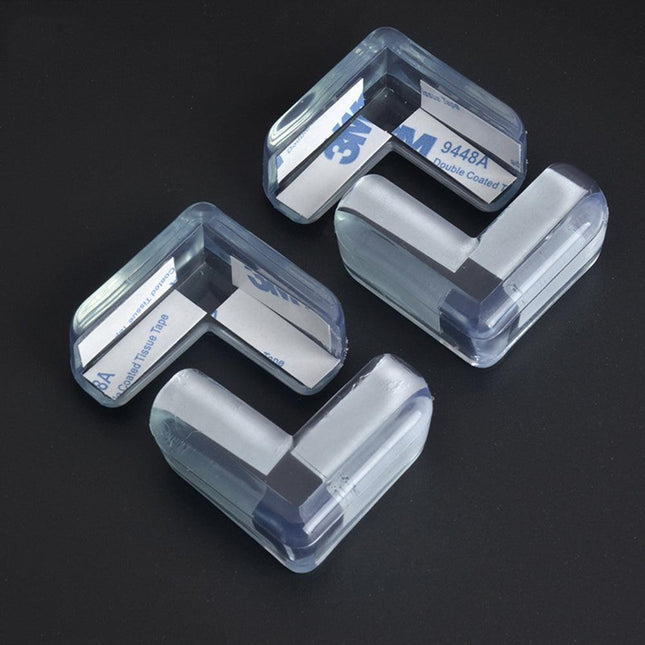 Clear L-Shaped Corner Guards for Child Safety - Single Unit - Très Elite