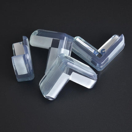Clear L-Shaped Corner Guards for Child Safety - Single Unit - Très Elite