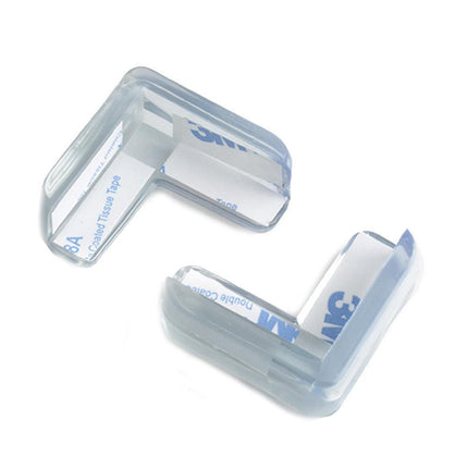 Clear L-Shaped Corner Guards for Child Safety - Single Unit - Très Elite