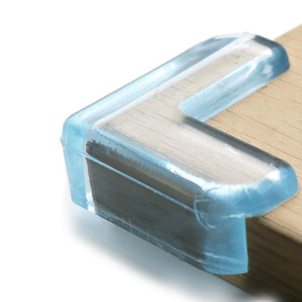 Clear L-Shaped Corner Guards for Child Safety - Single Unit - Très Elite