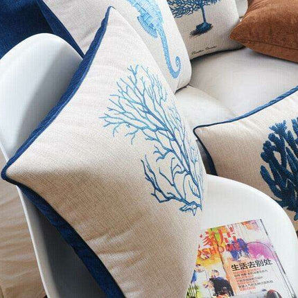 Coastal Dreamscape Reversible Pillowcase Set by Maison d'Elite - Très Elite