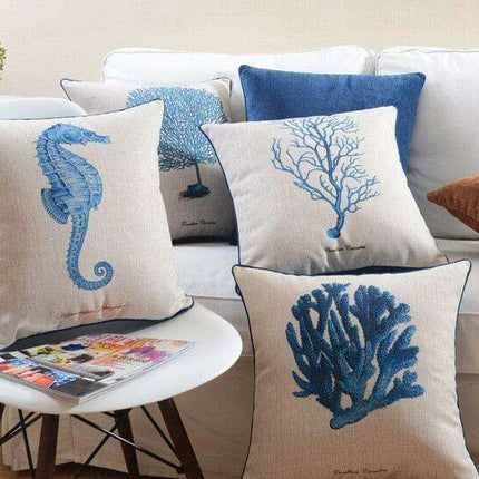 Coastal Dreamscape Reversible Pillowcase Set by Maison d'Elite - Très Elite