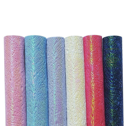 Colorful 3D Faux Leather Craft Sheets for Unique DIY Creations - Très Elite