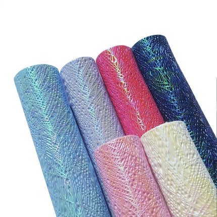 Colorful 3D Faux Leather Craft Sheets for Unique DIY Creations - Très Elite