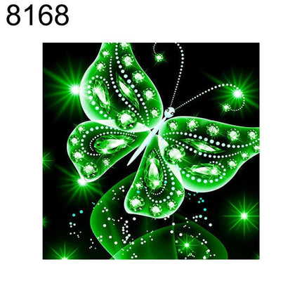 Colorful Butterfly Diamond Art Kit - DIY Ethnic Wall Decor & Gift Set - Très Elite