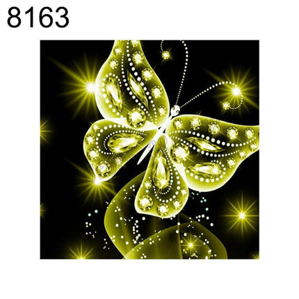 Colorful Butterfly Diamond Art Kit - DIY Ethnic Wall Decor & Gift Set - Très Elite