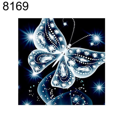 Colorful Butterfly Diamond Art Kit - DIY Ethnic Wall Decor & Gift Set - Très Elite