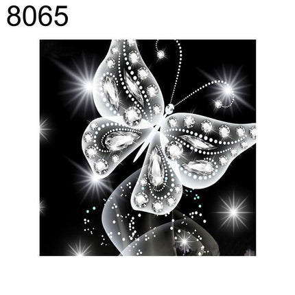 Colorful Butterfly Diamond Art Kit - DIY Ethnic Wall Decor & Gift Set - Très Elite