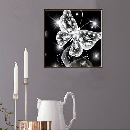 Colorful Butterfly Diamond Art Kit - DIY Ethnic Wall Decor & Gift Set - Très Elite