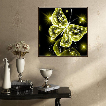 Colorful Butterfly Diamond Art Kit - DIY Ethnic Wall Decor & Gift Set - Très Elite