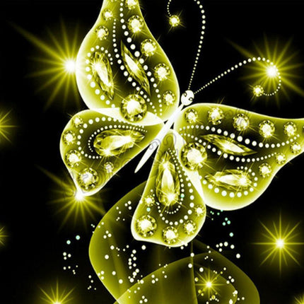 Colorful Butterfly Diamond Art Kit - DIY Ethnic Wall Decor & Gift Set - Très Elite