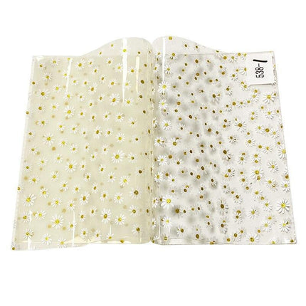 Colorful Flower-Patterned PVC/TPU Film for Creative DIY Crafting - Très Elite