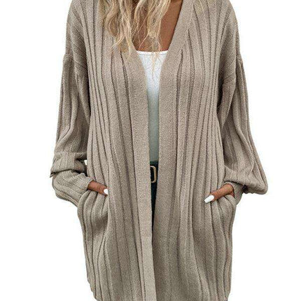 Colorful Knit Cardigan Sweater for Women - A Bold Winter Fashion Essential - Très Elite