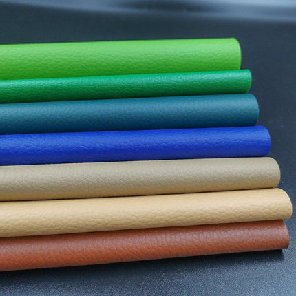Colorful Spectrum Faux Leather Crafting Collection - 7-Piece Set - Très Elite