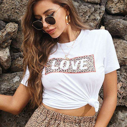 Colorful Valentine's Day Women's Casual T-Shirt - Fun and Fashionable